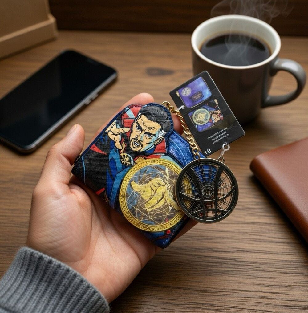 Loungefly Marvel Dr Strange Multiverse Of Madness Zip Around Wallet NWT